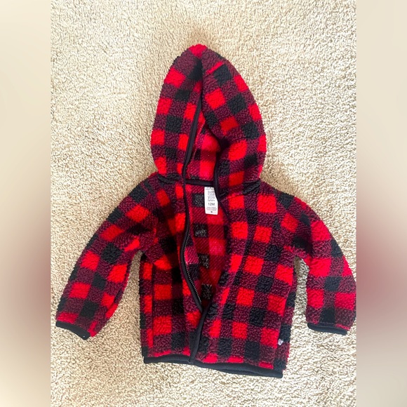 Carters 12 Mth Unisex Fuzzy Jacket - Picture 1 of 3
